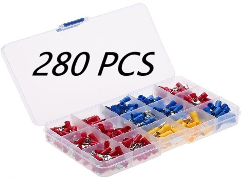 SG Flash PREMIUM 280 PCS Insulated Wire Electrical Connectors Assortment Electronic Components Electronic Hobby Kit