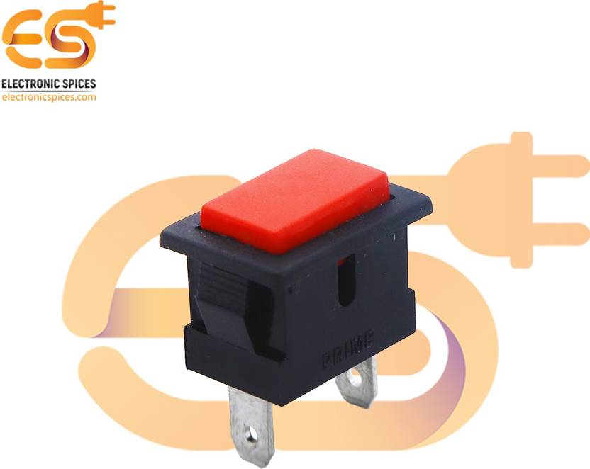 Electronic Spices SPST momentary heavy duty rectangle shape Push