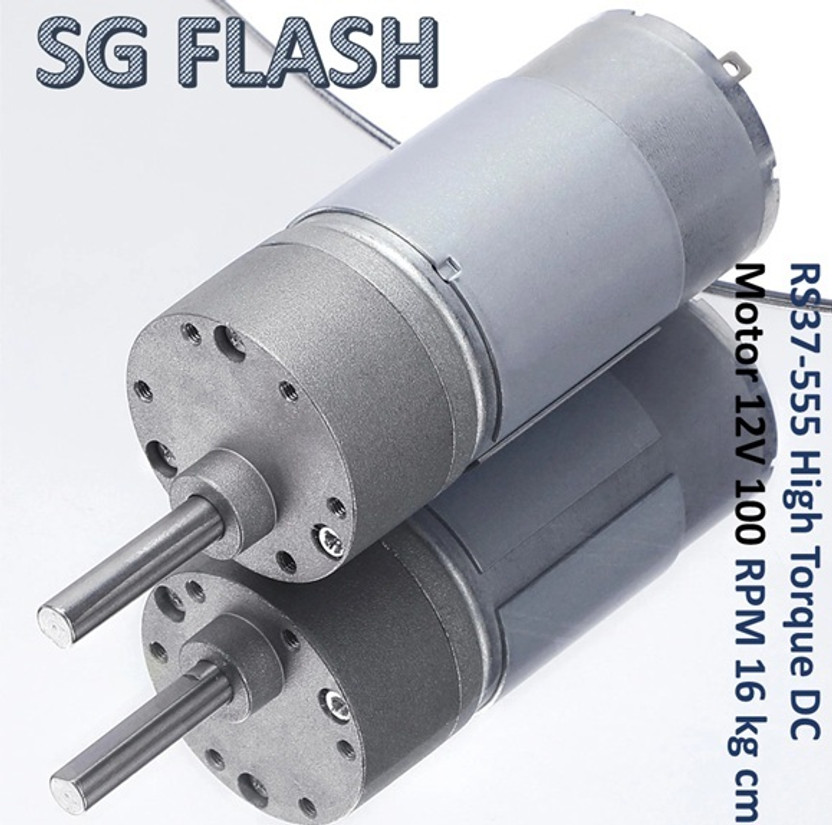 SG Flash PREMIUM 24V DC 160RPM Gear Motor High Torque Electric Reduction Eccentric MOTOR Motor Control Electronic Hobby Kit
