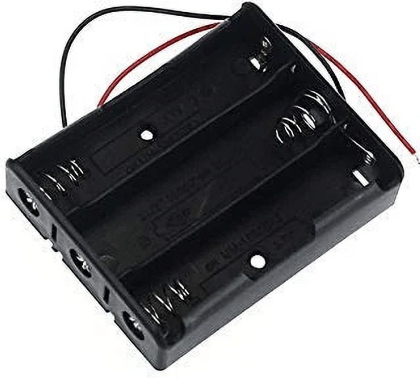 Electrical Bro ElectricalBro 3 Slot 18650 Lithium Battery Holder with Wire Leads Electronic Components Electronic Hobby Kit