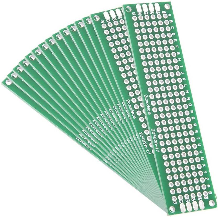 Aktronics 2x8cm Double Sided PCB Board Universal Printed Circuit Proto