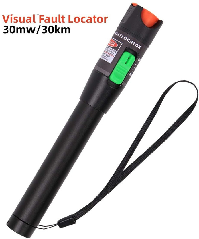 BALRAMA 30mW 30KM Red Light Pen VFL Tester Visual Fault Locator LC/FC/SC/ST Interface Probe and Tester Electronic Hobby Kit