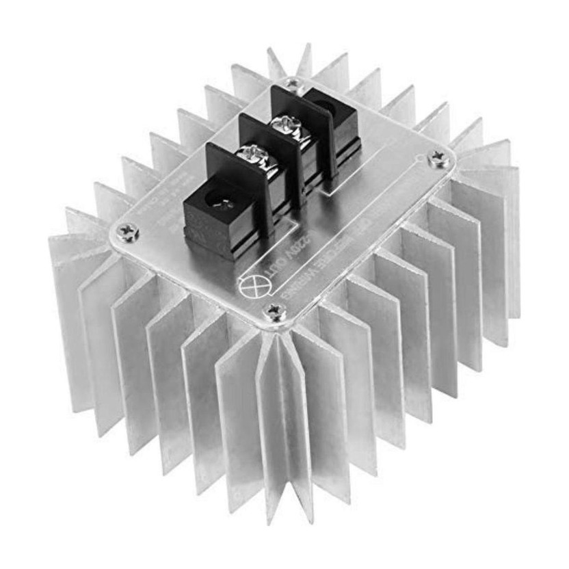 DHRUV-PRO 220V SCR Voltage Regulator | 5000W Voltage Dimmer for Light Speed Temperature Control | 220V 5000W SCR V Regulator Electronic Components Electronic Hobby Kit