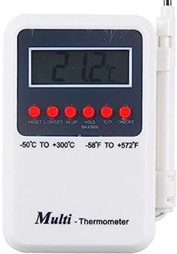 Real Instruments Multi Stem Thermometer With External Sensing Probe Digital Thermometer Electronic Components Electronic Hobby Kit
