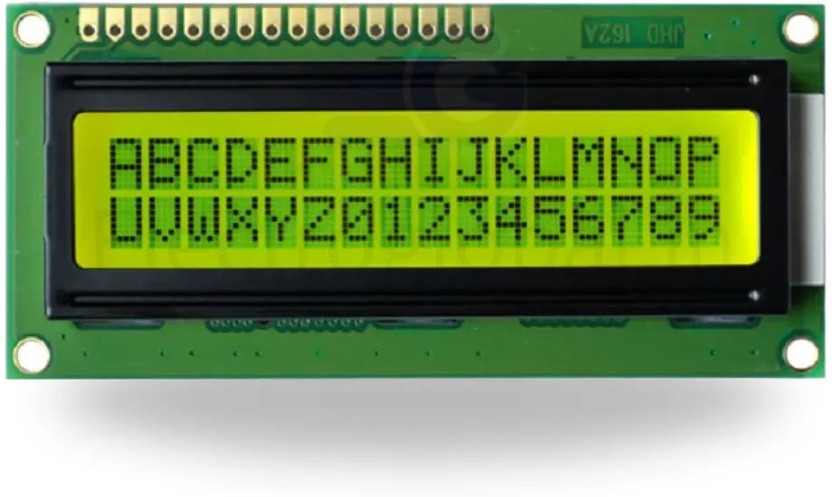 ELECTRO GLOBAL 16x2 LCD Display (Green Backlight) Display Lights Electronic Hobby Kit