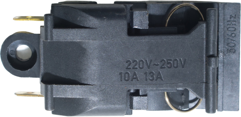 Ovicart 10A - 13A Electric Kettle Part Black Kettle Switch Spare Part Pack of 1 Electronic Components Electronic Hobby Kit