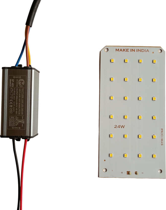 Symcone electro lights 24W STREET LIGHT PCB WITH DRIVER COOL WHITE Electronic Components Electronic Hobby Kit