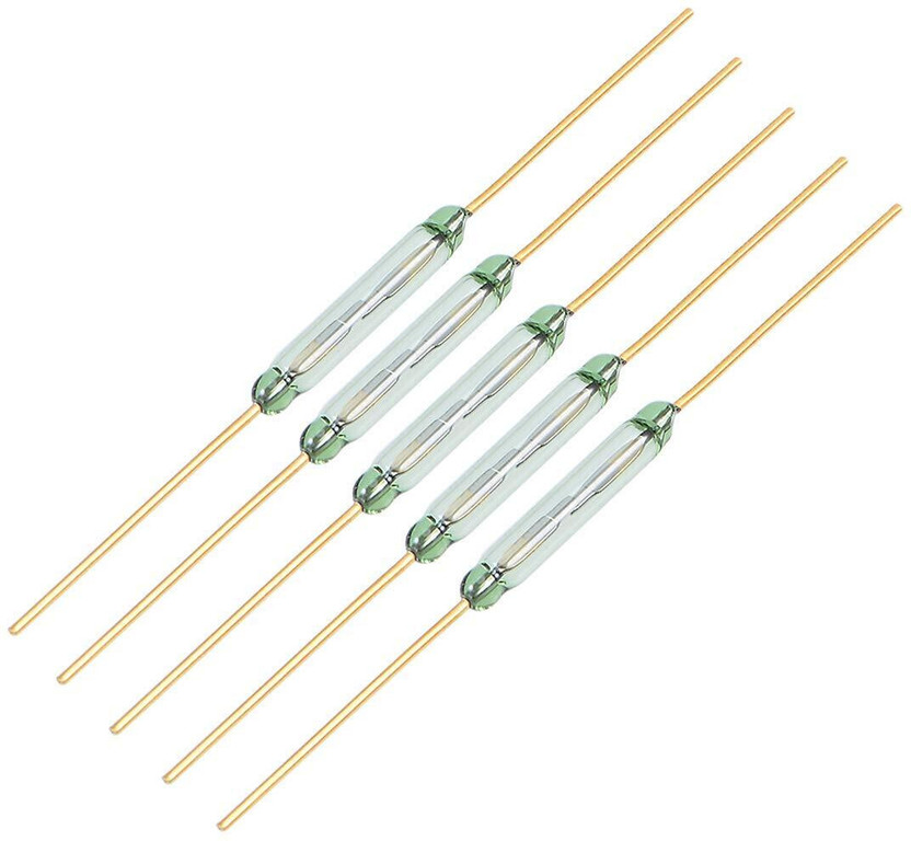 BE Components Digital Magnetic Reed Switch Sensor SPST 2 Pins NO for DIY PACK OF 5 Electronic Components Electronic Hobby Kit