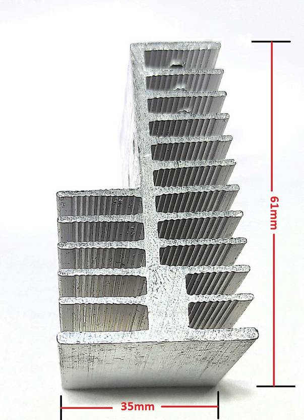 RISARYA HEAVY LTYPE ALUMINIUM HEAT SINK FOR TRANSISTOR REGULATOR
