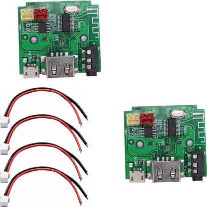 TechSupreme TG113 Speaker Board, 5V Bluetooth Amplifier FM USB AUX Card