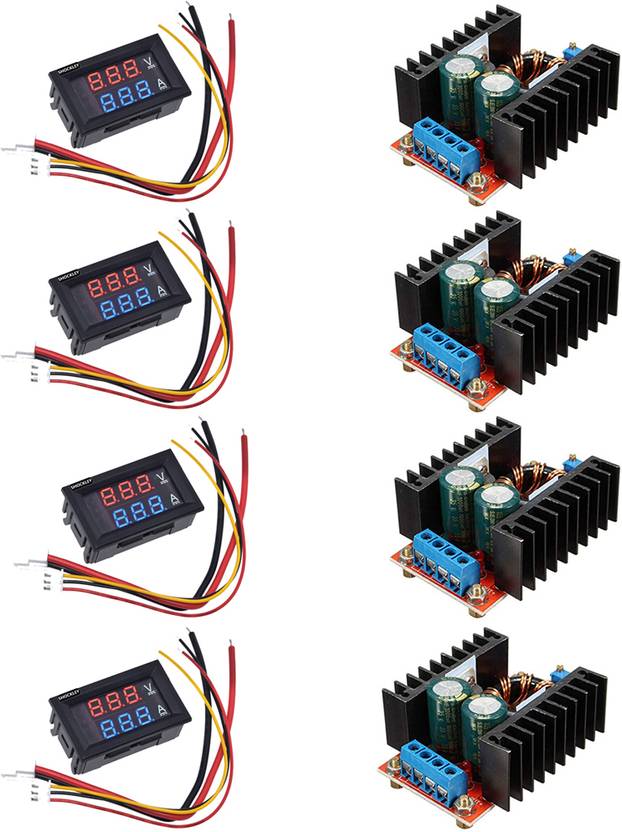 shockley DC VoltAmp 100V and 150W Boost converter (4 VoltAmp Meter + 4 ...