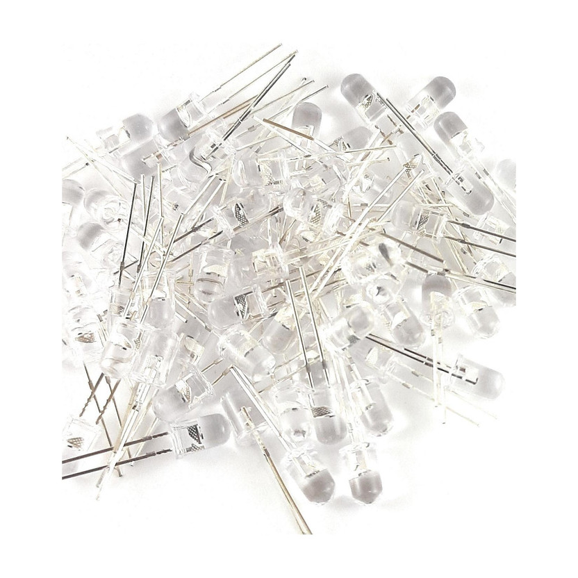 SME 100 Pics 3in1 RGB Auto Flashing 5mm LED slow flash and fast flash Light Electronic Hobby Kit