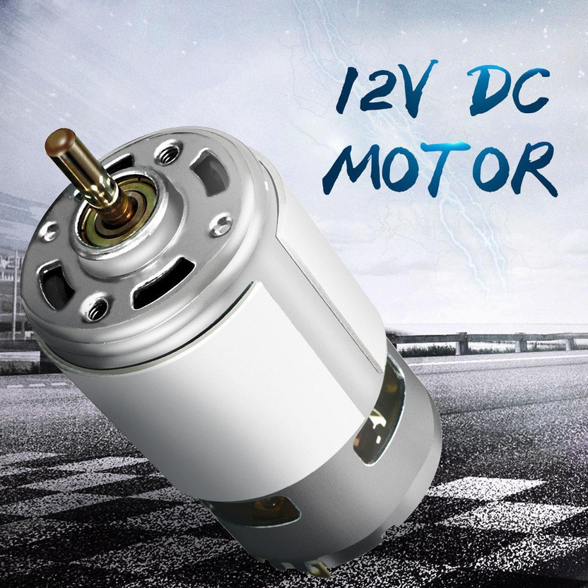 Gadariya King DC 12V 75 Motor High Speed Large Torque Motor Electric Tool Electric Machinery Motor Control Electronic Hobby Kit