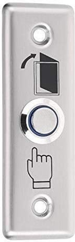 Allzone Stainless Steel Push Exit Button Switch for Access Control Door Lock Security Circuit and Motion Detector Electronic Hobby Kit