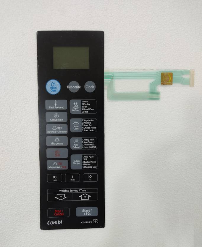 WHITEFLIP Microwave Oven Membrane Keypad Touchpad For Microwave Model