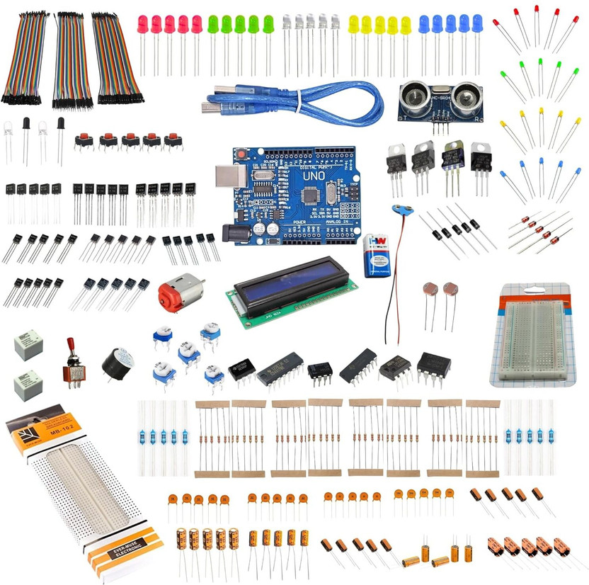 Circuit Circuit Ranger UNO R3 board - 350+ electronic kit Electronic Components Electronic Hobby Kit - Flipkart Deal