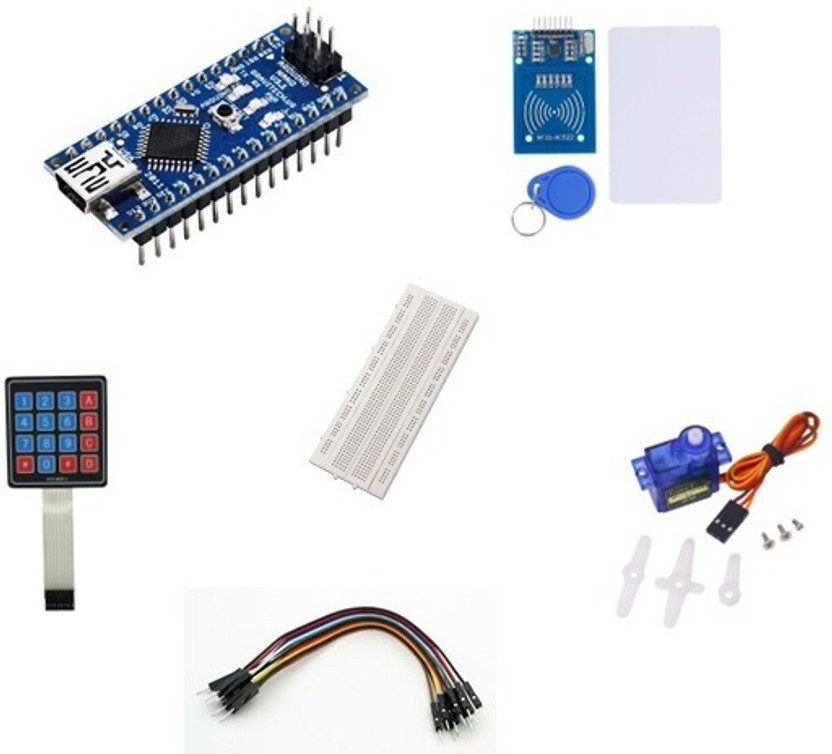 VROBOTIC Ardiuno Nano Secure Door Access System Kit Electronic Components Electronic Hobby Kit