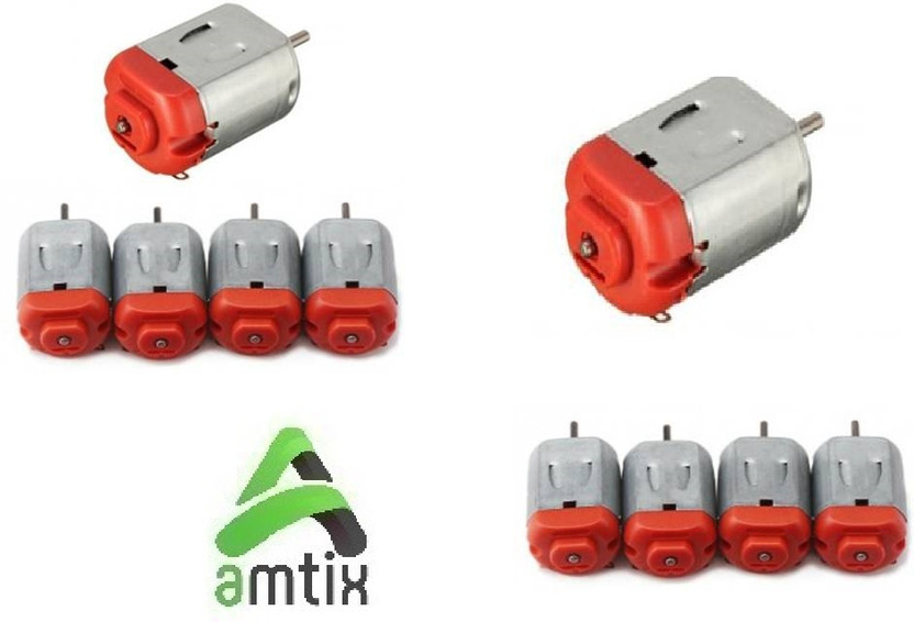 AMTIX 3v-6 volt DIY Toys Green Micro DC Electric Motor high speed PACK OF 10 Motor Control Electronic Hobby Kit
