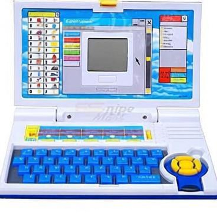 Black Sparrow Activities & Games Fun Laptop Notebook Computer Toy for Kids (pack of 1) Educational Electronic Hobby Kit