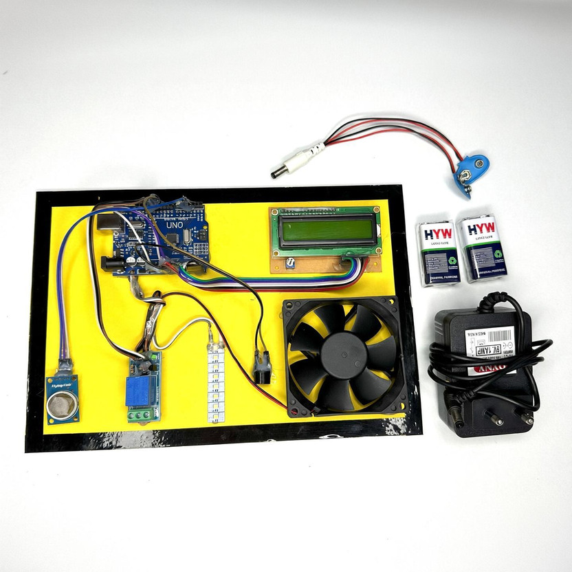 SR ROBOTICS Gas Leakage Detector Using Ardino Educational Electronic Hobby Kit