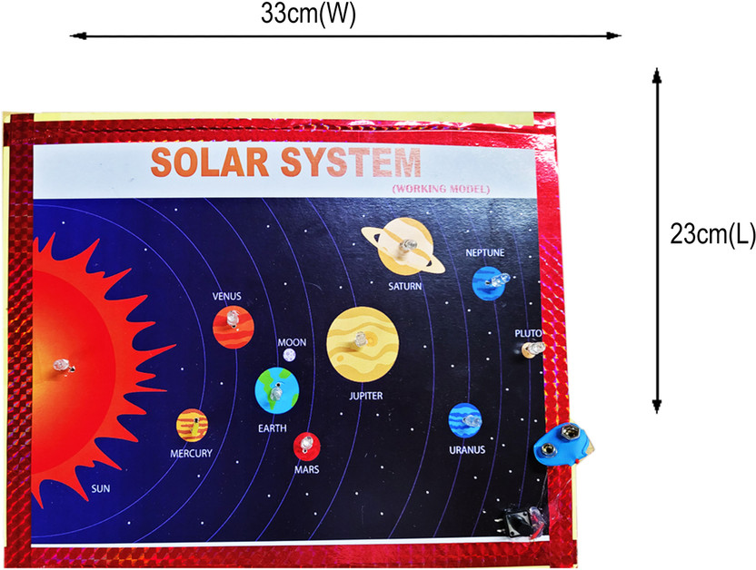 ONTEX ELECTRONICS Solar System Physics Working Model Educational Science Project with Report Educational Electronic Hobby Kit