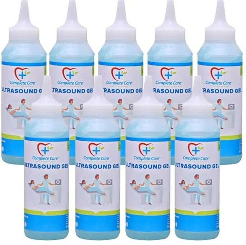Complete Complete Care ECG Gel for Electrocardiography, Physio & Therapeutic Purpose Gel (250ml each) Ultrasound E.C.G. Gel Electrotherapy Device(Blue, Pack of 9) - Flipkart Deal