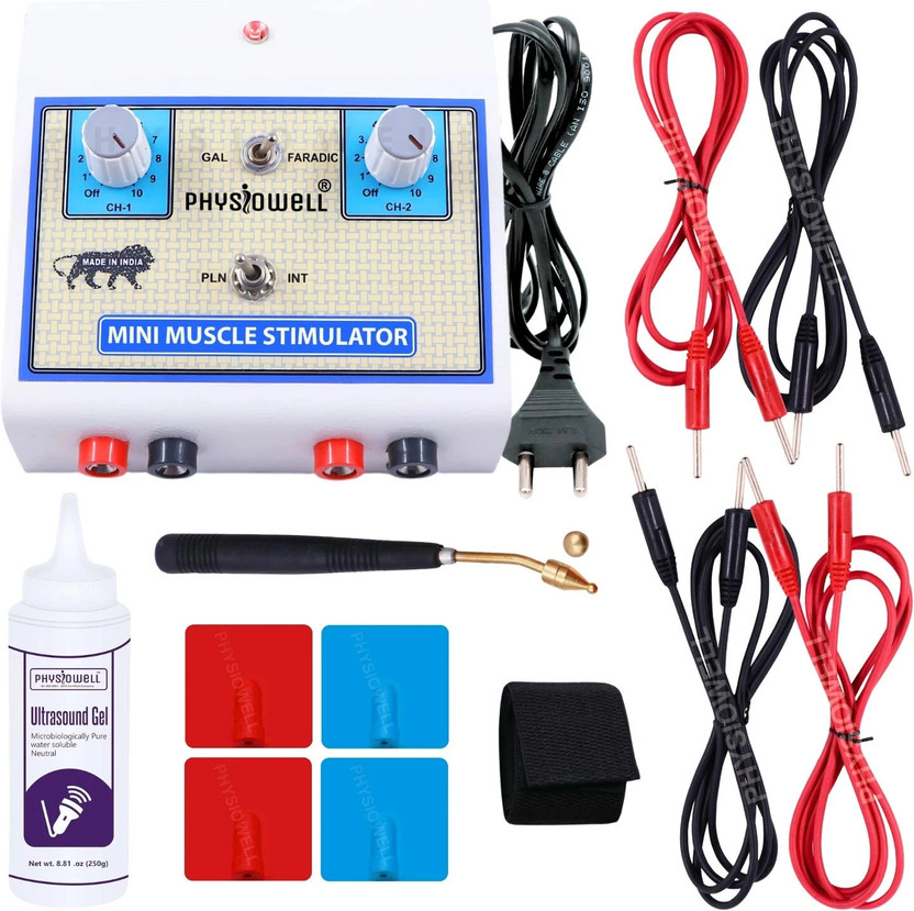 Physiowell Electrotherapy Device White Electro Therapy Mini Physiotherapy Equipment Electrotherapy Device(PWL0360)
