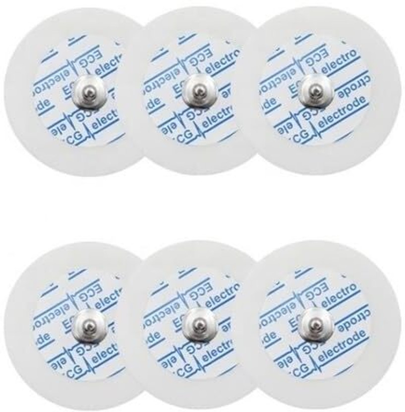 TenTabs ECG Disposable Electrodes, Adhesive Patches | ECG Monitoring Electrode | Used for Stress Test, EMS, ICU/CCU, Holter, Surgery Electrotherapy Device(Pack of 100)