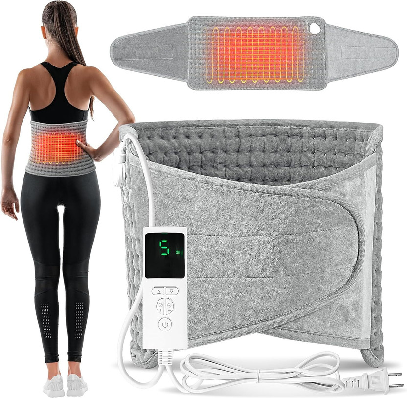 Skylight Skylight Electric Heating Pad for Muscles for Period with 9 Heat Settings & 4 Timers Pain Relief Hot Heating Pad Electrotherapy Device(Electric Heating Pad) - Flipkart Deal