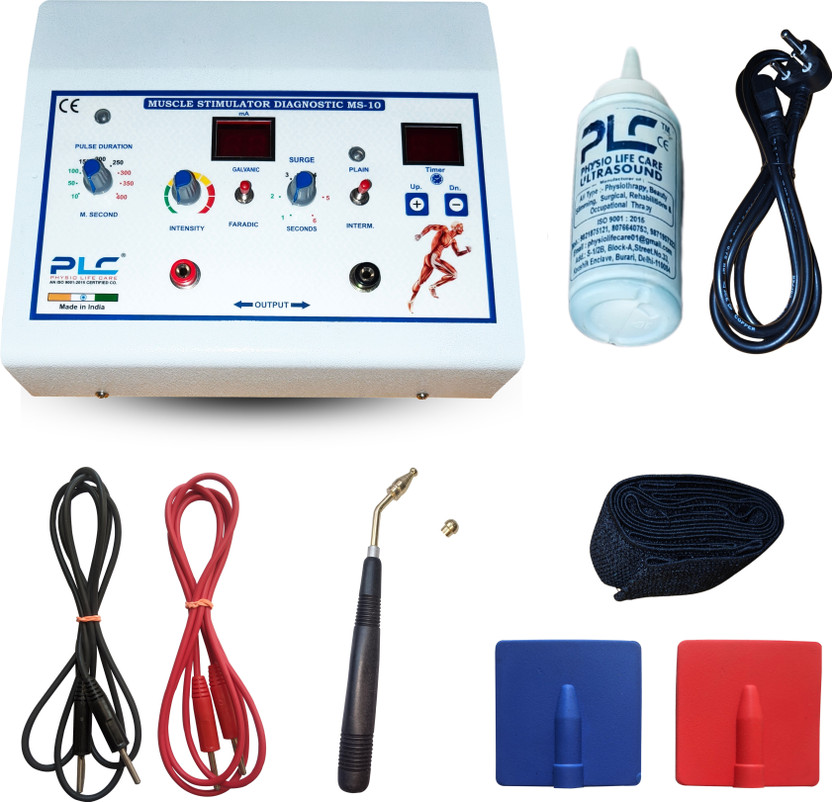 PHYSIO LIFE CARE Muscle Stimulator Diagnostic Machine Ms-10 With Timer Machine Physiotherapy Pain Relief Equipment Electrotherapy Device (Diagnostic Electrotherapy Device(Ms-10 With Timer Lcd Display ))