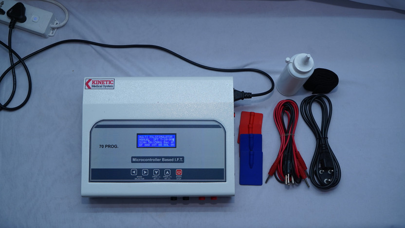 KINETIC MEDICAL SYSTEM Ift Manual Physiotherapy Machine Interferential Therapy Machine For Physiotherapy For All Pain Relief Device Electrotherapy Device(With One Year Warranty Physiotherapy Equipment)