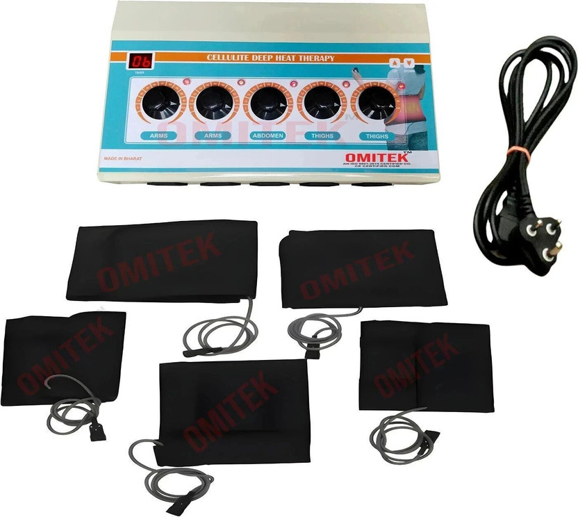 omitek Cellulite Deep Heat Therapy 5 Channel Machine Deep Heat Therapy Physiotherapy Equipment Electrotherapy 5 Channel Machine Deep Heat Therapy Physiotherapy Electrotherapy Device(Electrotherapy Device (For Pain Relief Device With 1 year warranty)