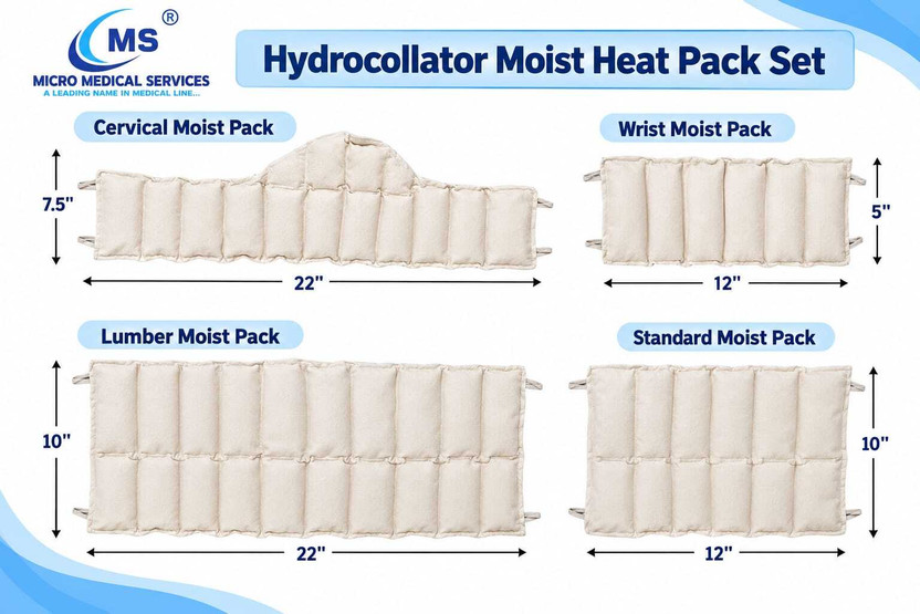 Micro Micro medical services Moist Heat Pack Set Hydrocollator Moist Heat Hot Water Bag for physiotherapy , hot pack , pain relief Electrotherapy Device(MSMHP03) - Flipkart Deal