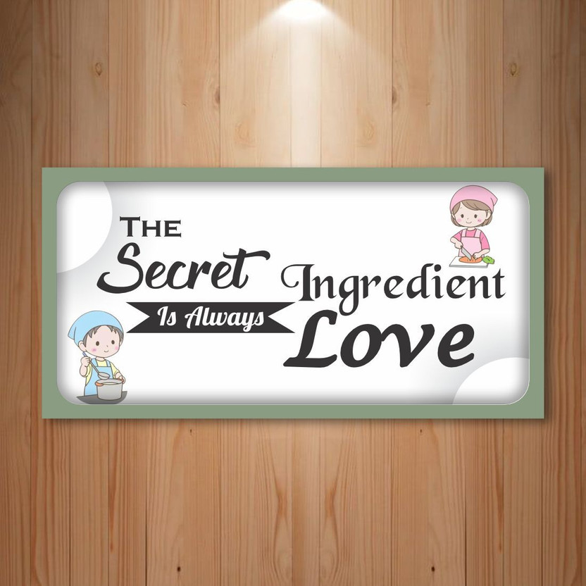Gaunumaa The Secret Ingredient Is Always Love Sign Board For Hotels Emergency Sign
