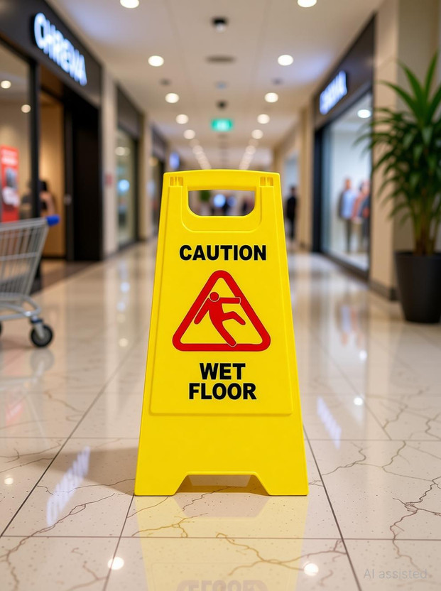 SOLACE HYGIENE Wet Floor-Caution Safety Signboard for Commercial-Office-Hospital-Home Use-3Pcs. Emergency Sign(Reflective Sign)
