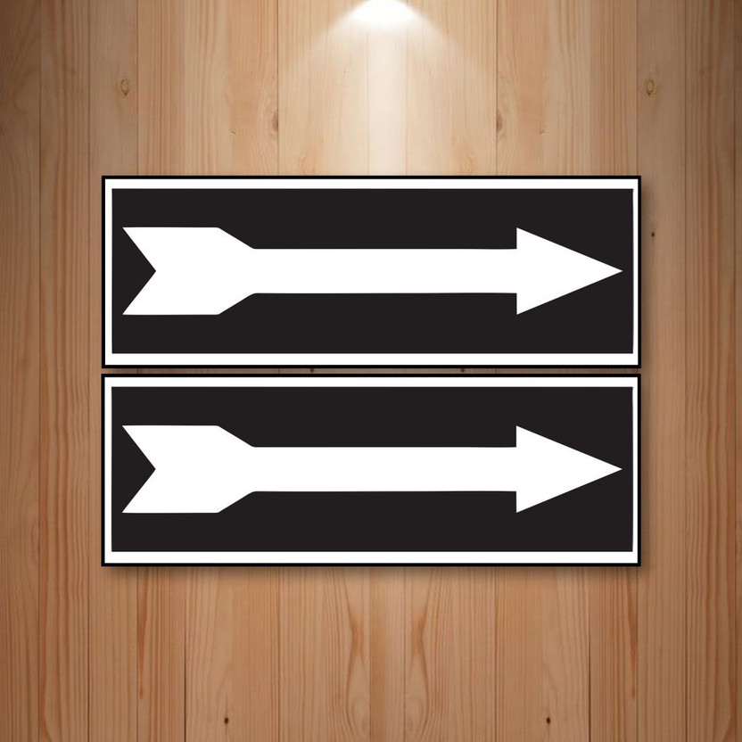Gaunumaa Directional Arrow Sign Board For Home, Office, Hotels, Collage, Temple Emergency Sign