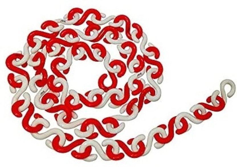 NEWSANGAM NEWSANGAM Safety PVC Chain White & Red (Pack of 10 Meter ) Emergency Sign - Flipkart Deal