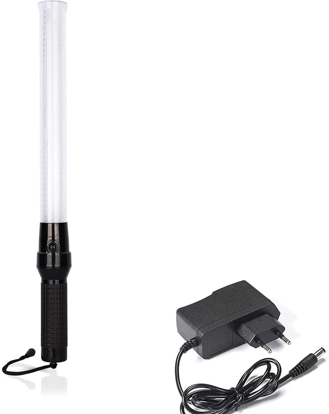 Robustt Rechargeable Traffic Control Baton Light | 21 Inch LED Wand (Pack of 1) Emergency Sign(Reflective Sign)