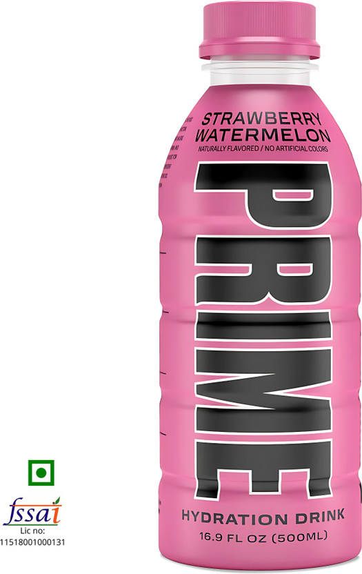 Prime Strawberry Watermelon Hydration Drink(500 ml, Strawberry Watermelon Flavored)