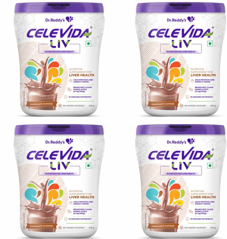 CELEVIDA Dr.Reddy’s Liv Nutrition Drink Chocolate Flavour 400g