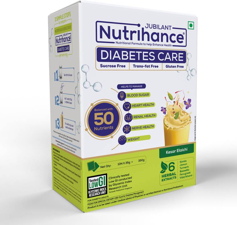 JUBILANT Nutrihance Diabetes Care Drink Manage Blood Sugar Levels