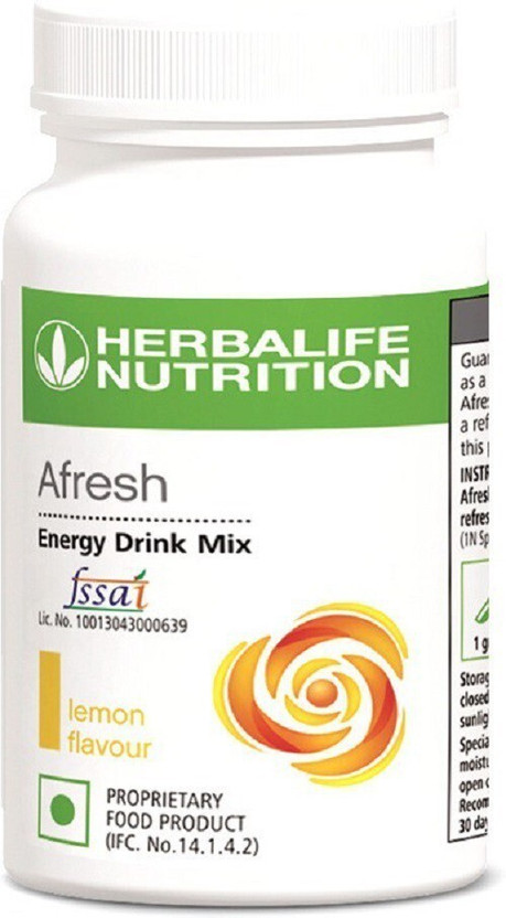 HERBALIFE Nutrition Afresh Energy Drink Mix Protein Blends(50 g, Lemon)