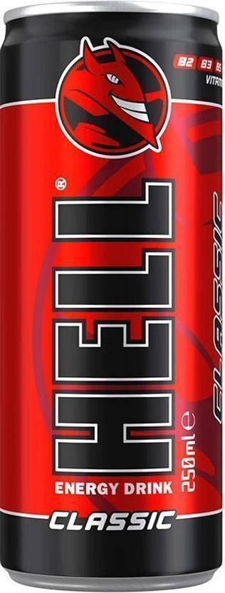 Hell Energy Classic Sports Drink(250 ml, Classic Flavored)