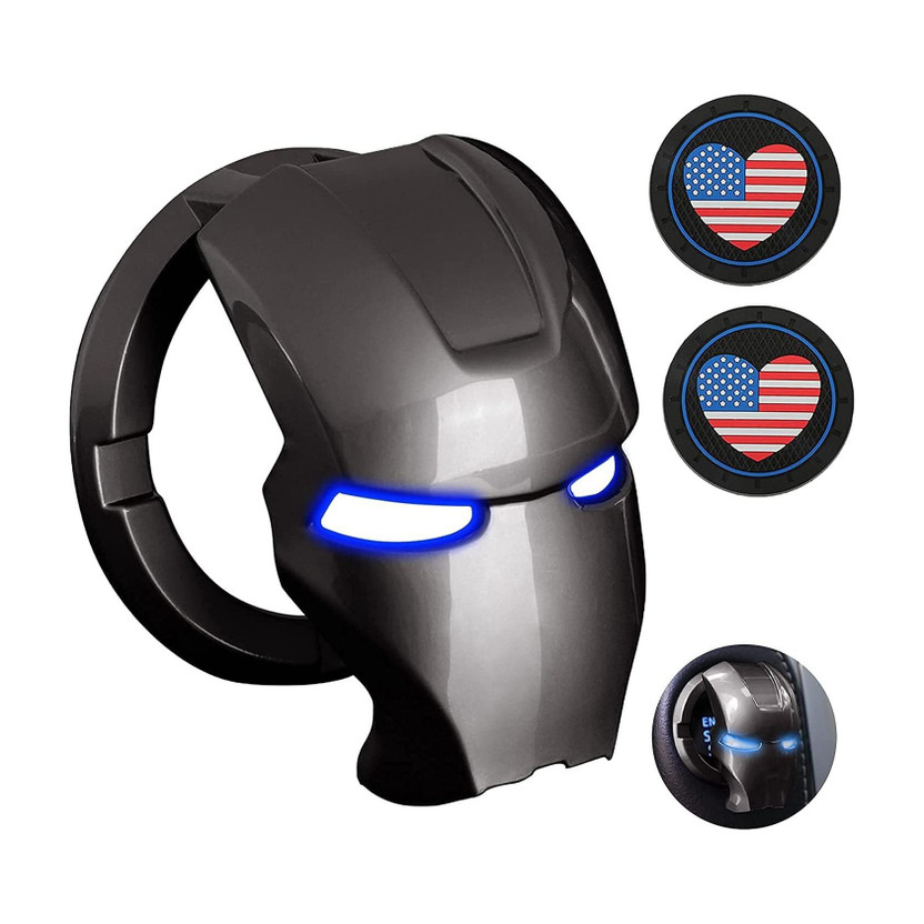 Cloudsale CL02IM Metal BLK Cover Engine Start/Stop Button