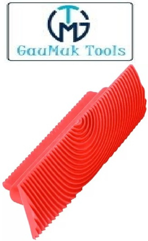 GAUMUK RED WOOD GRAIN TOOL Special Effect Wood Grain for Wall Décor Red Color 5 inch Engraving Set