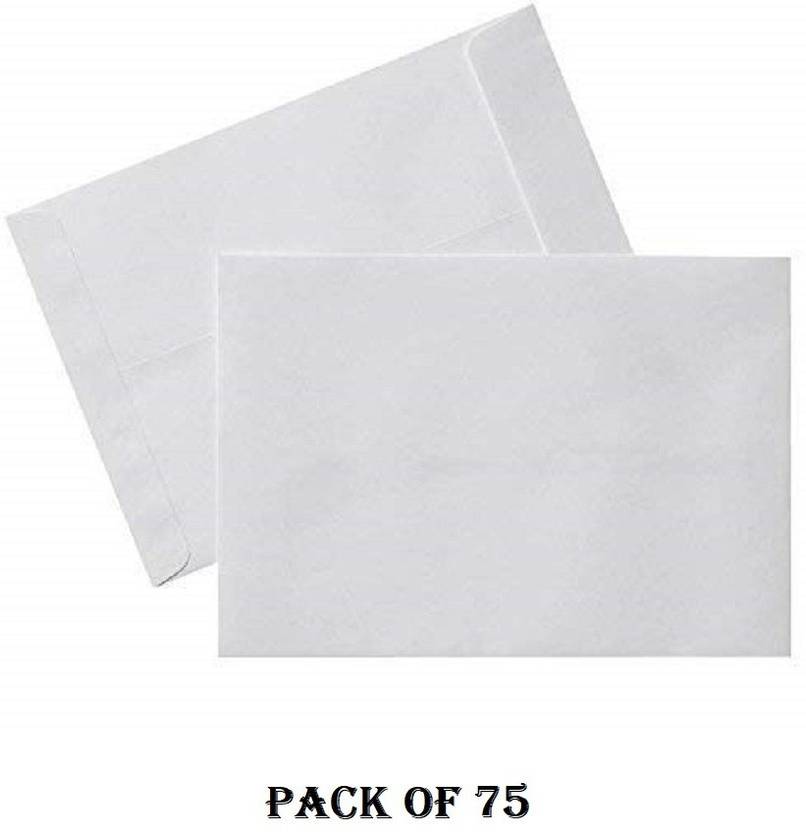 JSMSH Big White Business Envelopes A4 Size Envelope a4 size white pack