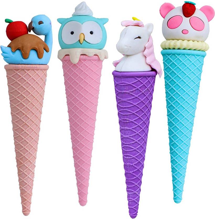 Tiny smurfee Ice cream erasers NonToxic Eraser