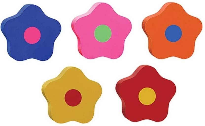 R K SALES Original Natraj Petals Erasers, Pack of 100