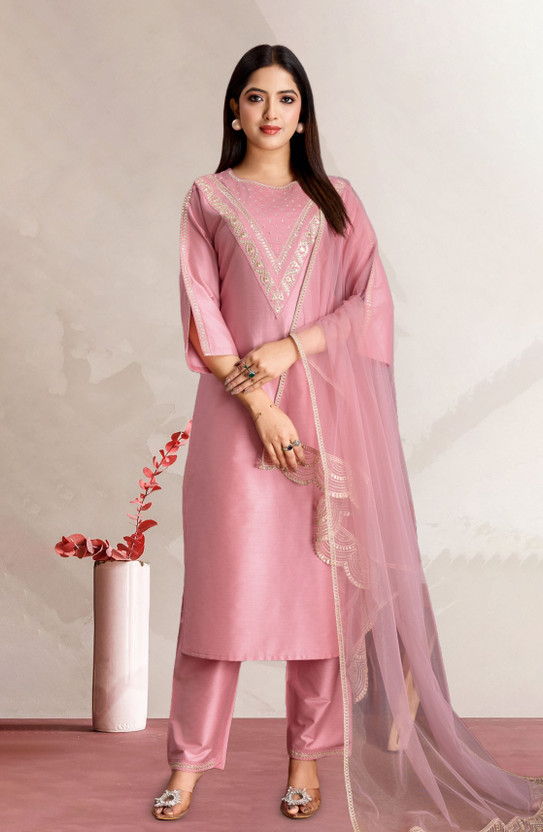 AVANSHEE Women Kurta Pant Dupatta Set