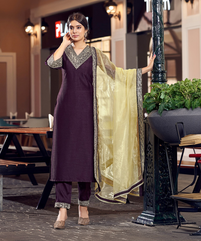 Samah Women Kurta Pant Dupatta Set
